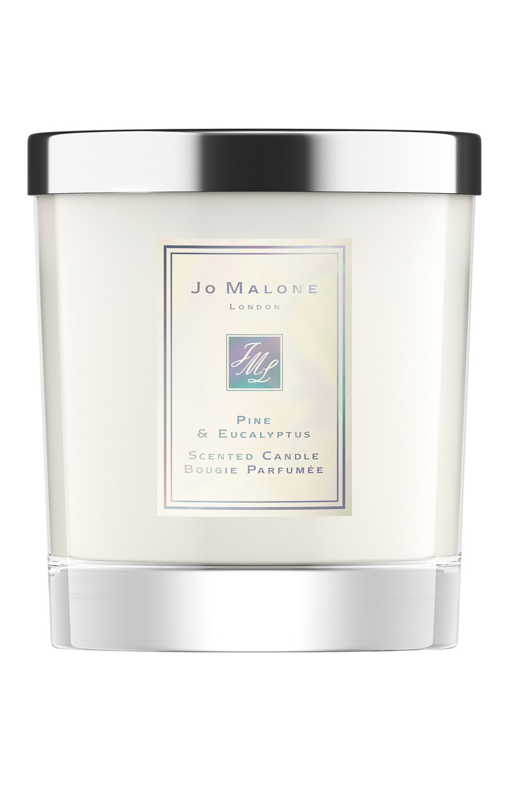 Свеча ароматная pine & eucalyptus JO MALONE LONDON бесцветного цвета по цене 4100 руб., арт. L92L-01, фото 1 Свеча ароматная pine & eucalyptus JO MALONE LONDON, арт. L92L-01, фото 1