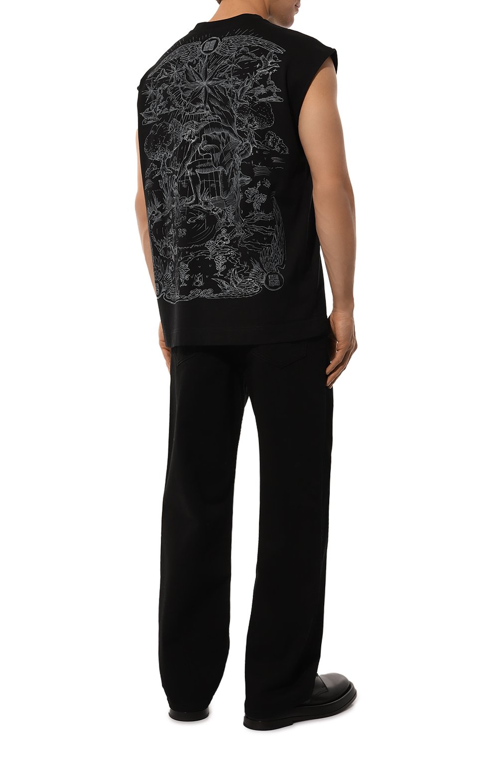 Хлопковая майка GIVENCHY, арт. BM71LC3YN0, фото 2