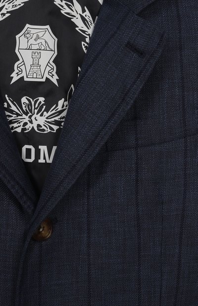 Пиджак из шерсти и льна BRUNELLO CUCINELLI, арт. BR484K729B, фото 3