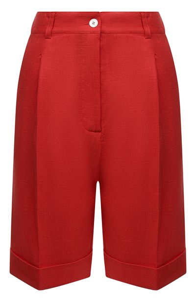 Шорты изо льна и вискозы KITON, арт. D51115K09T84, фото 1