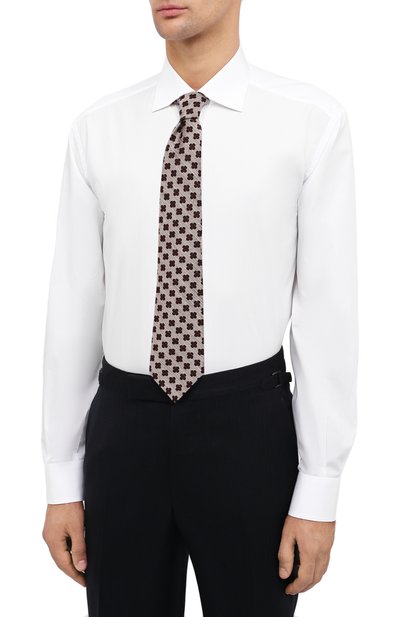 Хлопковая сорочка BRIONI белого цвета по цене 55400 руб., арт. RCL42F/PZ005, фото 4 Хлопковая сорочка BRIONI, арт. RCL42F/PZ005, фото 4