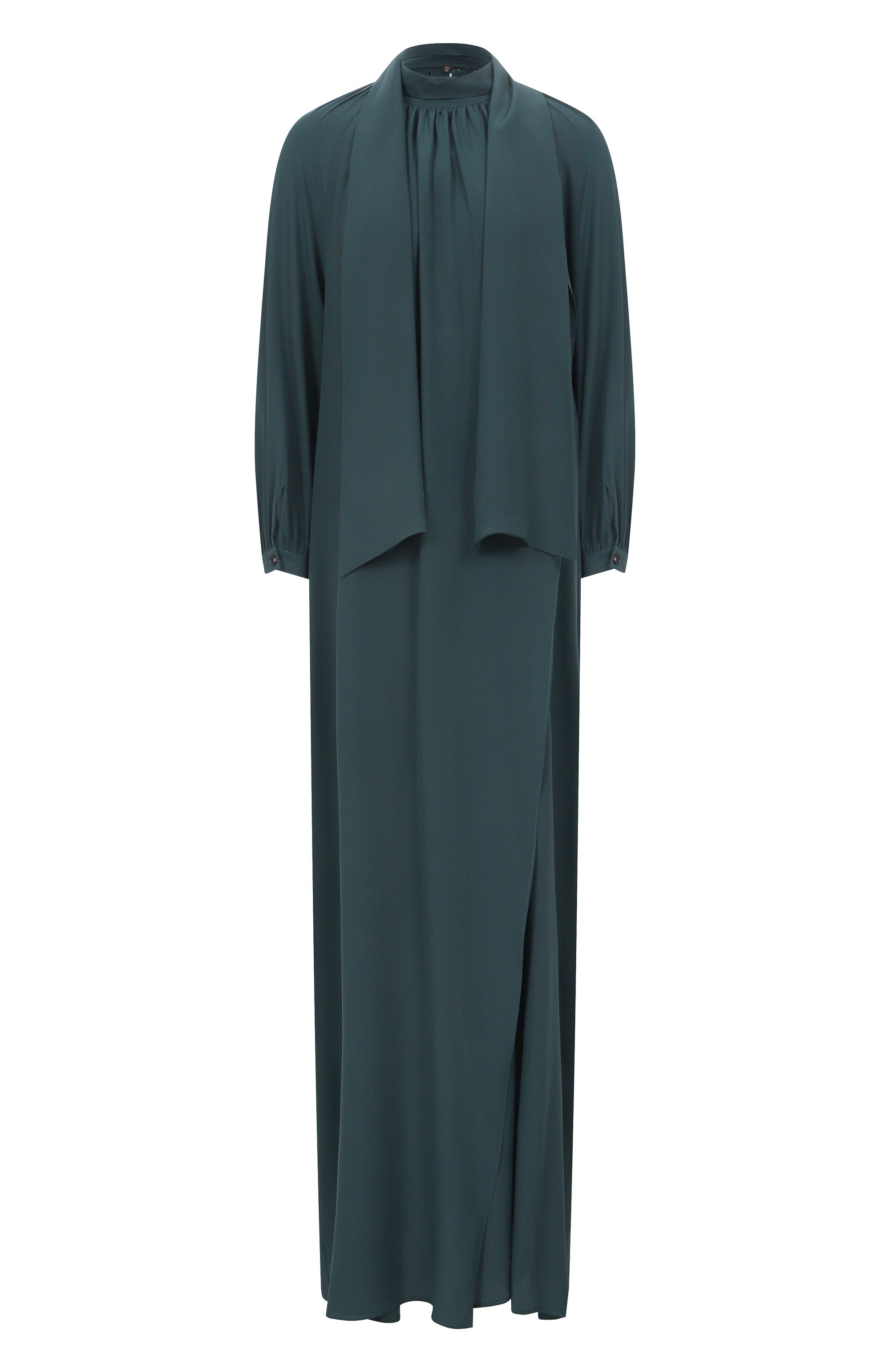 Шелковое платье KITON, арт. D60349K0597A41, фот�о 1