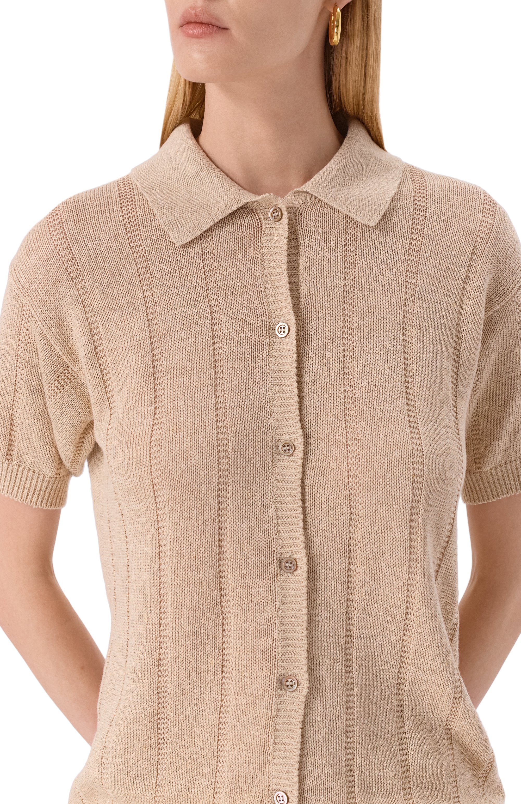 Кардиган изо льна и хлопка MVST, арт. WS61-629MU, фото 5