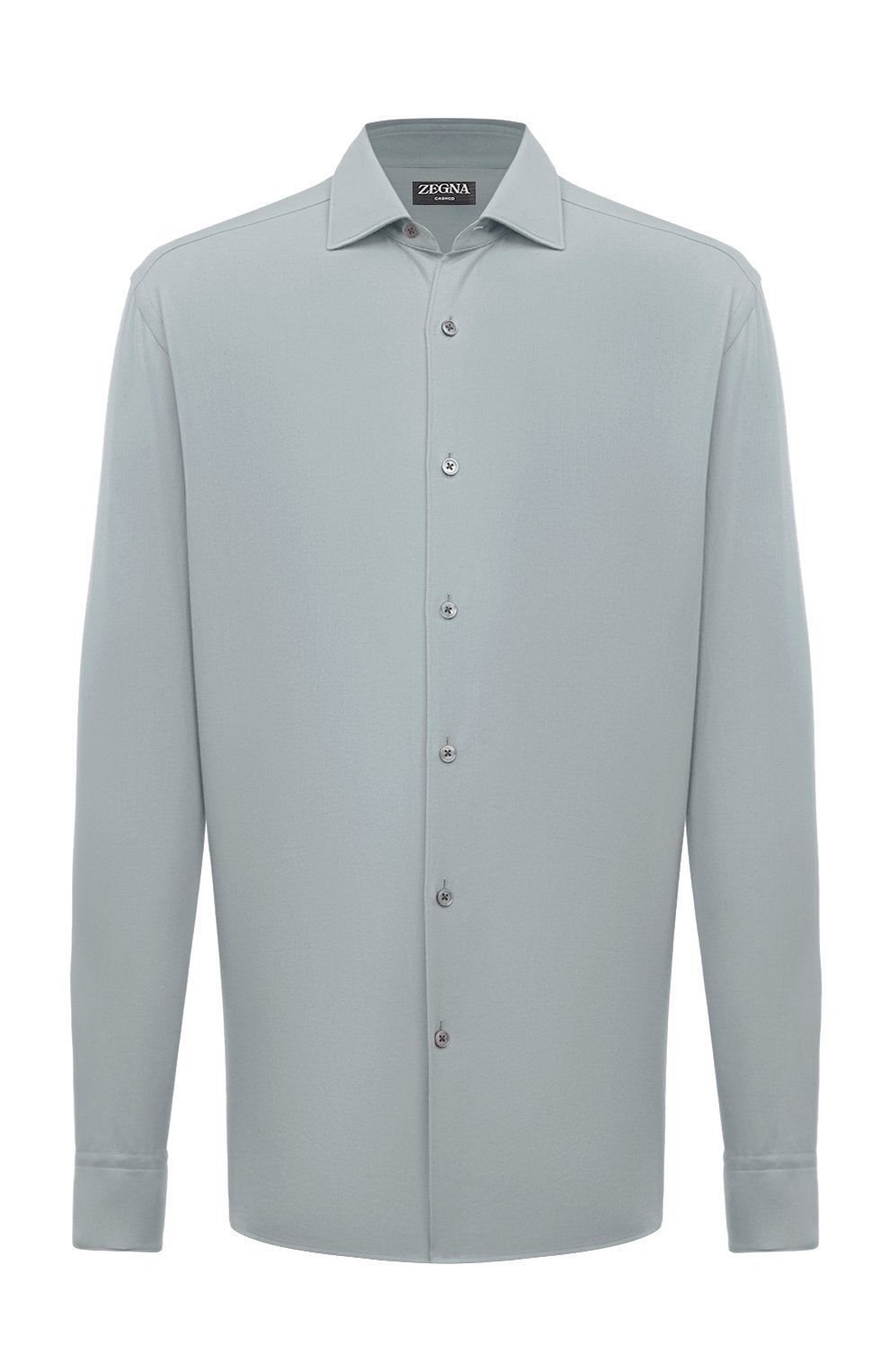 Рубашка из хлопка и кашемира ZEGNA, арт. UCX44A6/SRF5013, фото 1