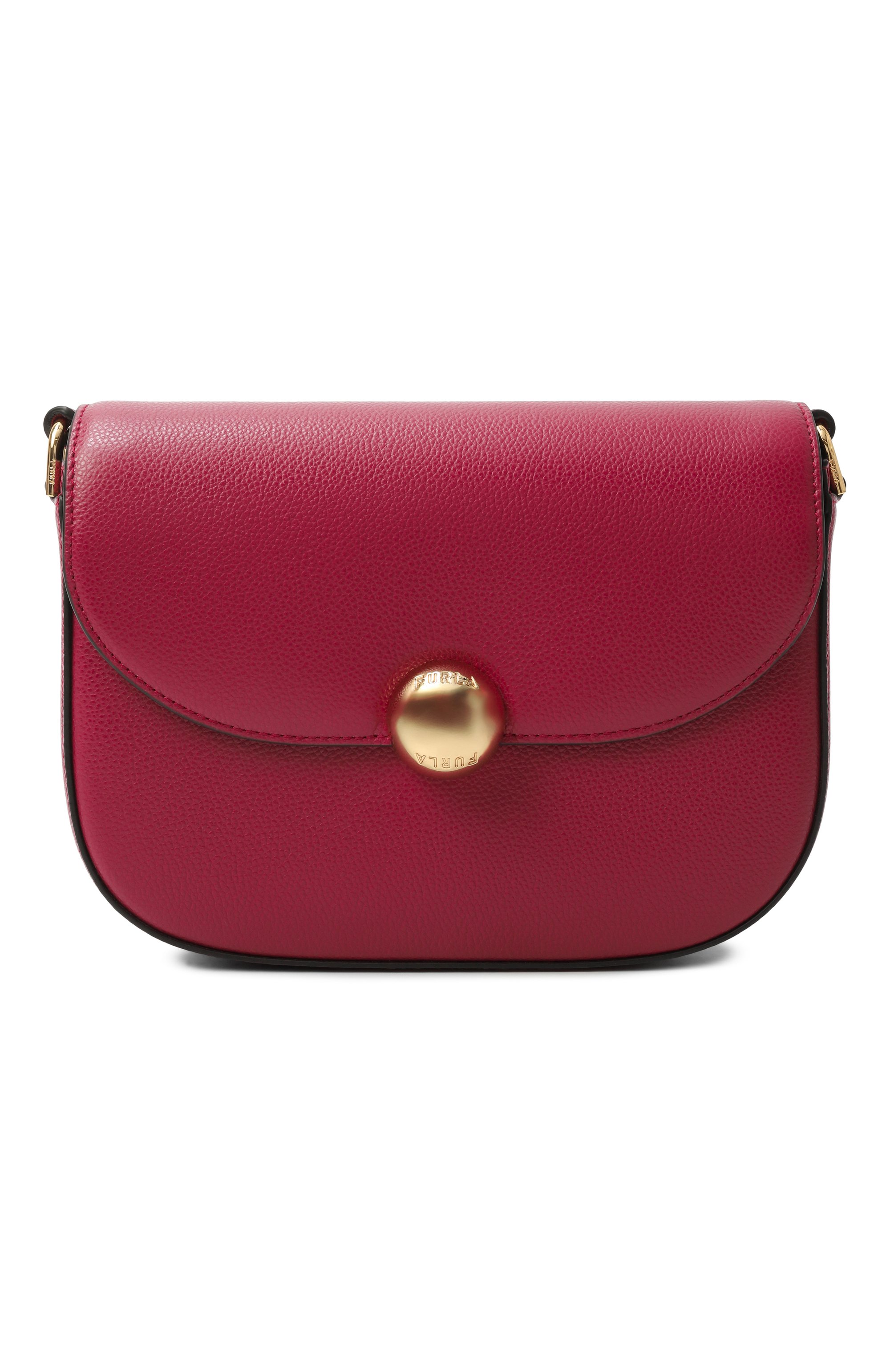 Сумка furla moonlight small FURLA бордового цвета по цене 41000 руб., арт. WB01887/BX3036, фото 1 Сумка furla moonlight small FURLA, арт. WB01887/BX3036, фото 1