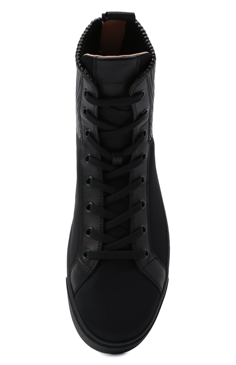 Комбинированные кеды GIANVITO ROSSI, арт. S73300.W1BLK.DCENENN, фото 1