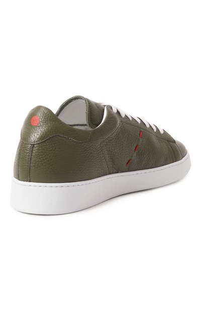 Кожаные кеды KITON, арт. USSA068N0114907, фото 5