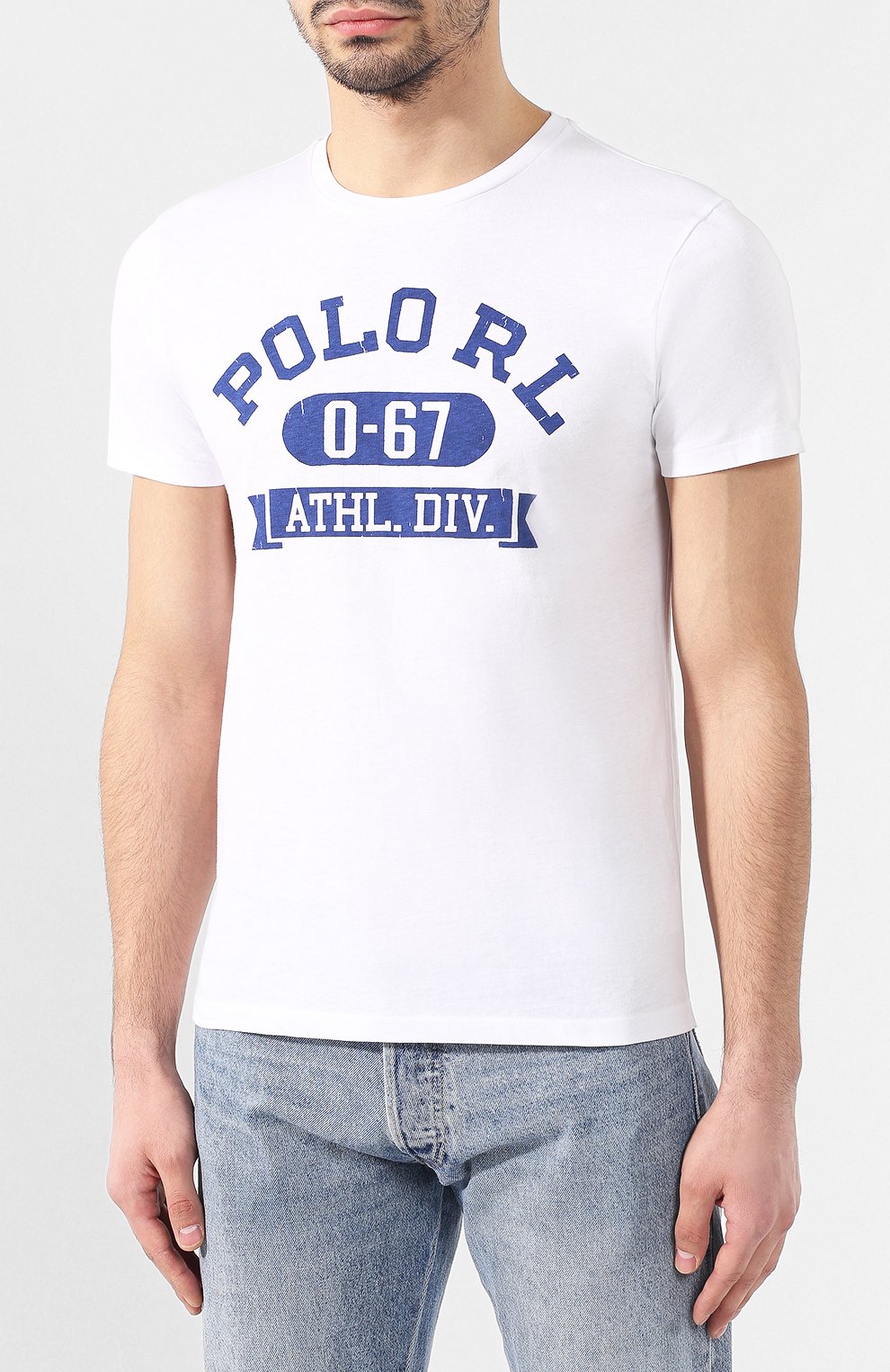 Хлопковая футболка POLO RALPH LAUREN, арт. 710740968, фото 3