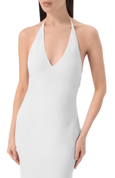 Льняное платье SASHAVERSE белого цвета по цене 78980 руб., арт. D296/LIN/9101.100/SS, фото 4 Льняное платье SASHAVERSE, арт. D296/LIN/9101.100/SS, фото 4