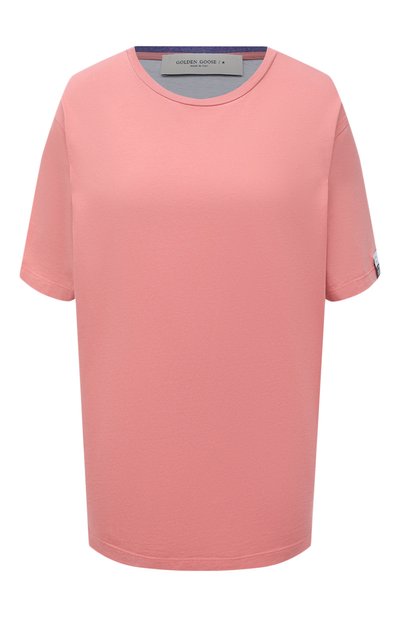 Женская хлопковая футболка GOLDEN GOOSE DELUXE BRAND, арт. GWP00757.P000436
