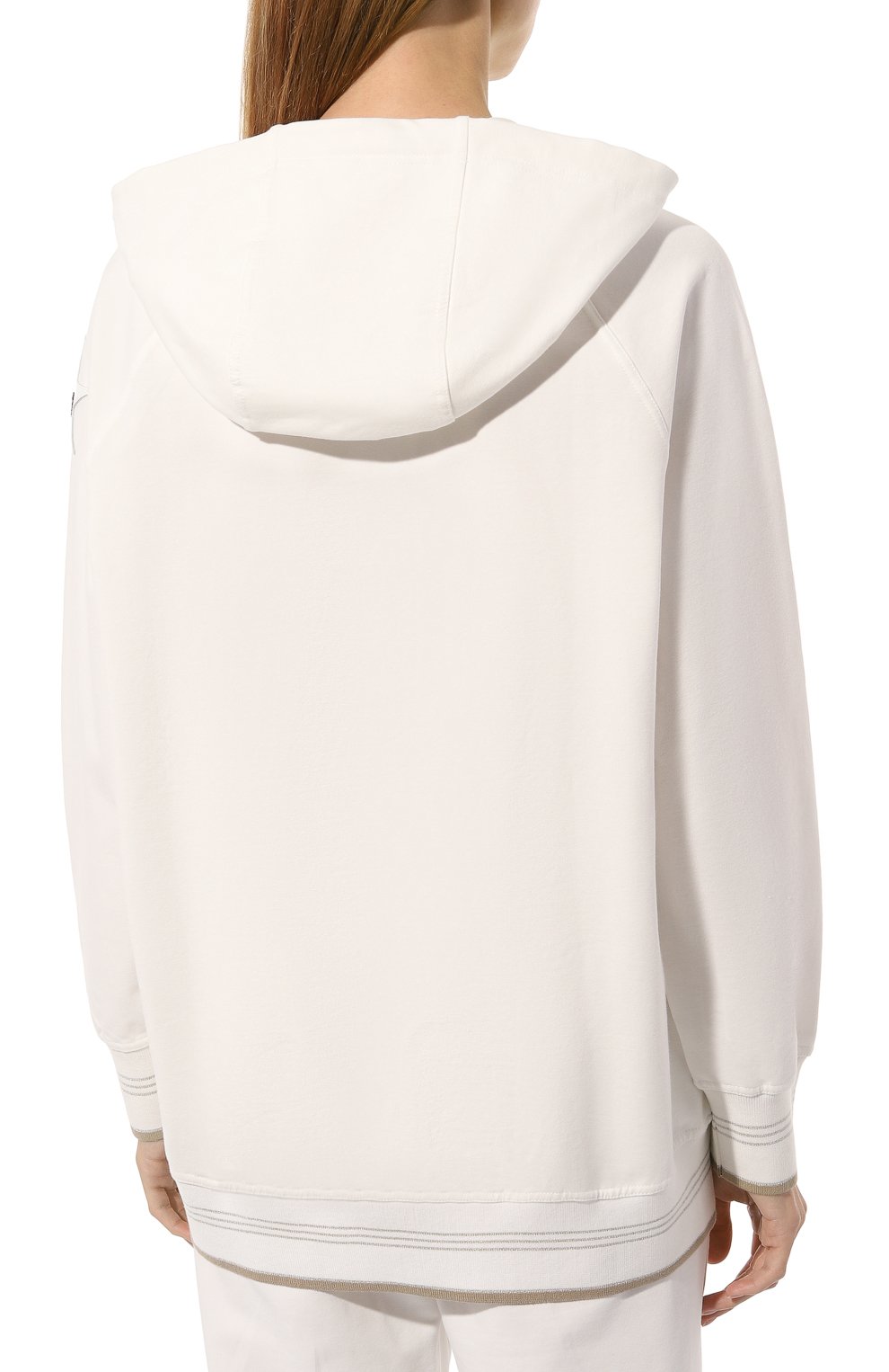 Хлопковая толстовка LORENA ANTONIAZZI, арт. FE06BA/9999, фото 4