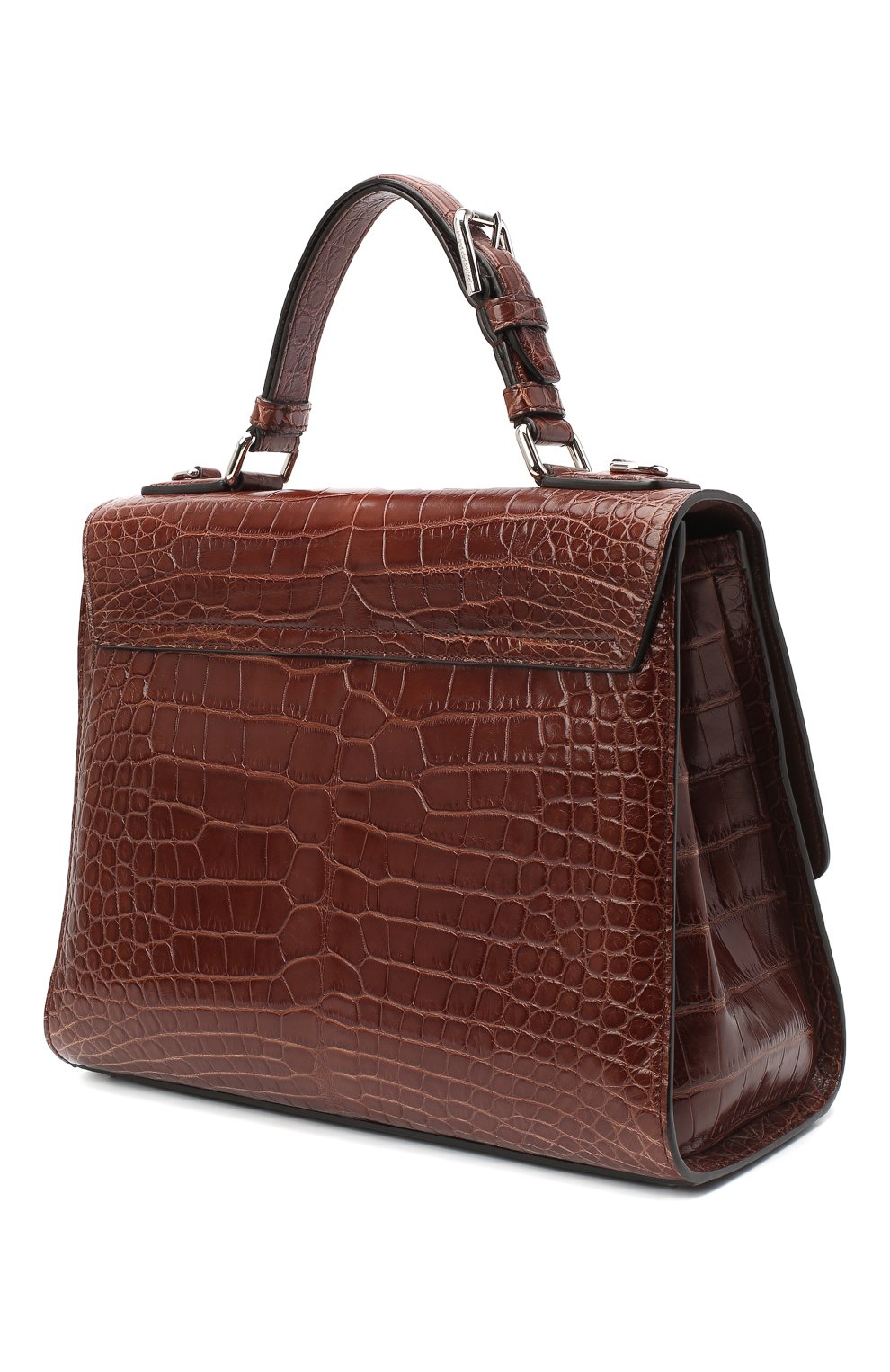 Сумка monica из кожи крокодила DOLCE & GABBANA темно-коричневого цвета по цене 2270000 руб., арт. 0116/BB5825/A2014, фото 3 Сумка monica из кожи крокодила DOLCE & GABBANA, арт. 0116/BB5825/A2014, фото 3