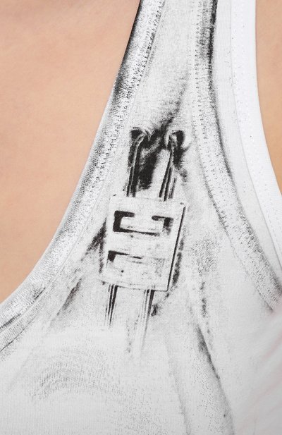 Хлопковый топ GIVENCHY, арт. BW60TD3Z51, фото 5