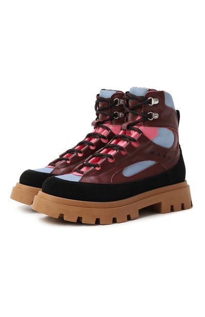 Комбинированные ботинки MARNI, арт. 82065/36-40