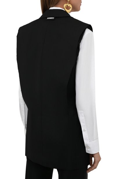 Шерстяной жилет VETEMENTS, арт. WA52JA650B 1202/BLACK, фото 4