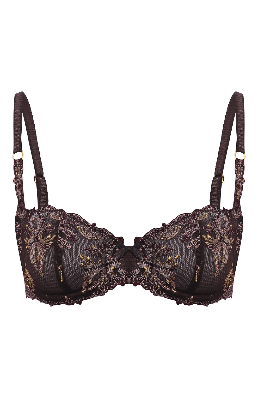 Бюстгальтер-балконет CHANTELLE коричневого цвета по цене 16950 руб., арт. C26050, фото 1 Бюстгальтер-балконет CHANTELLE, арт. C26050, фото 1