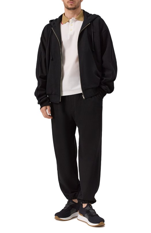 Текстильные кроссовки Stefano Ricci UZ26EG2324/TSSDP Чёрный  UZ26EG2324/TSSDP Фото 2