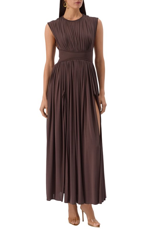 Платье из вискозы Zimmermann 4364DS251 Коричневый  4364DS251 Фото 3