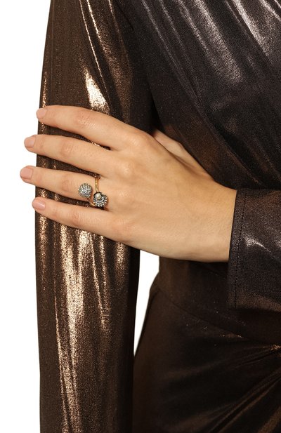 Кольцо idyllia SWAROVSKI золотого цвета по цене 19500 руб., арт. 5683954, фото 2 Кольцо idyllia SWAROVSKI, арт. 5683954, фото 2