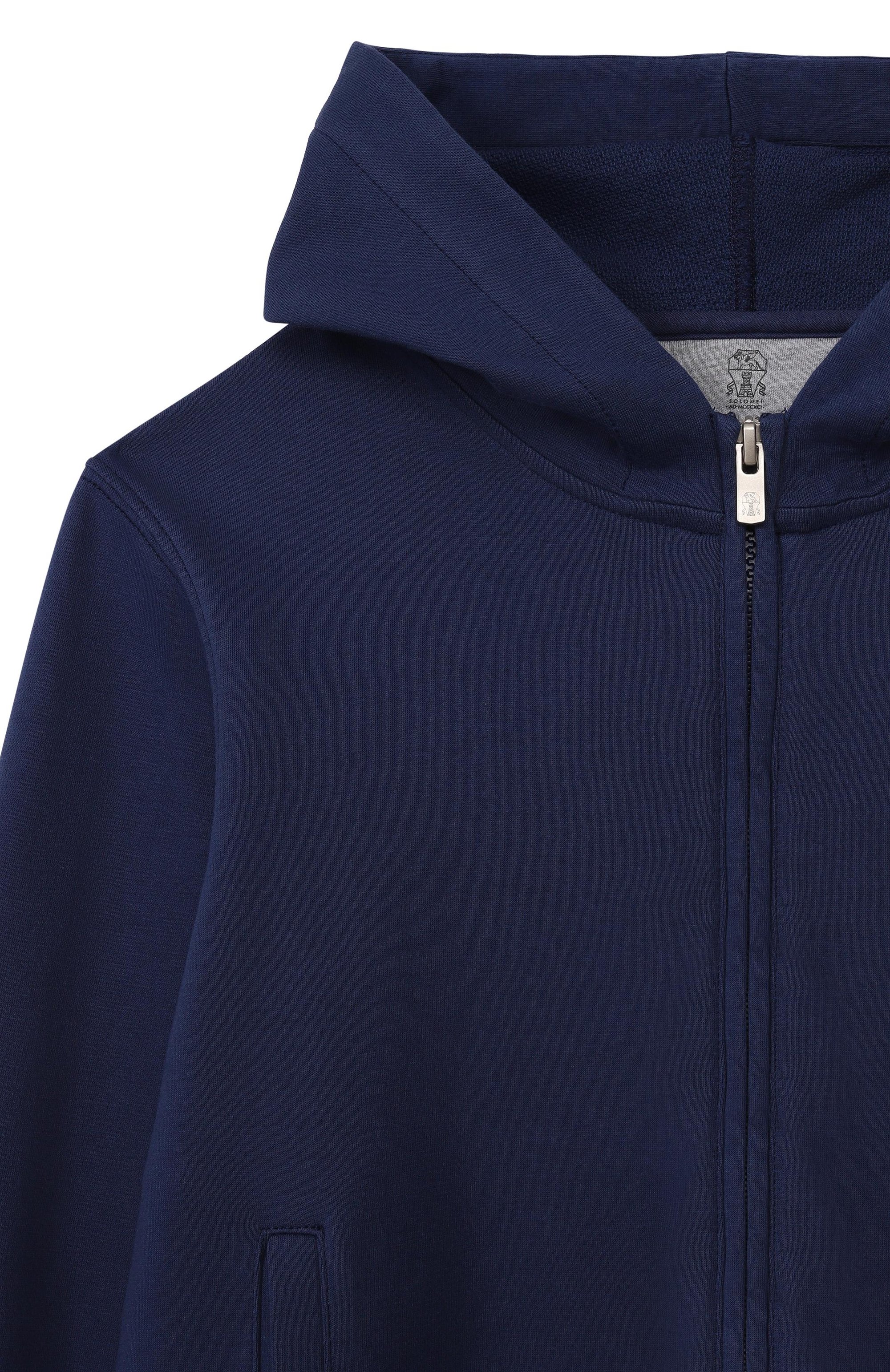 Хлопковая толстовка BRUNELLO CUCINELLI, арт. BW863E511A, фото 3