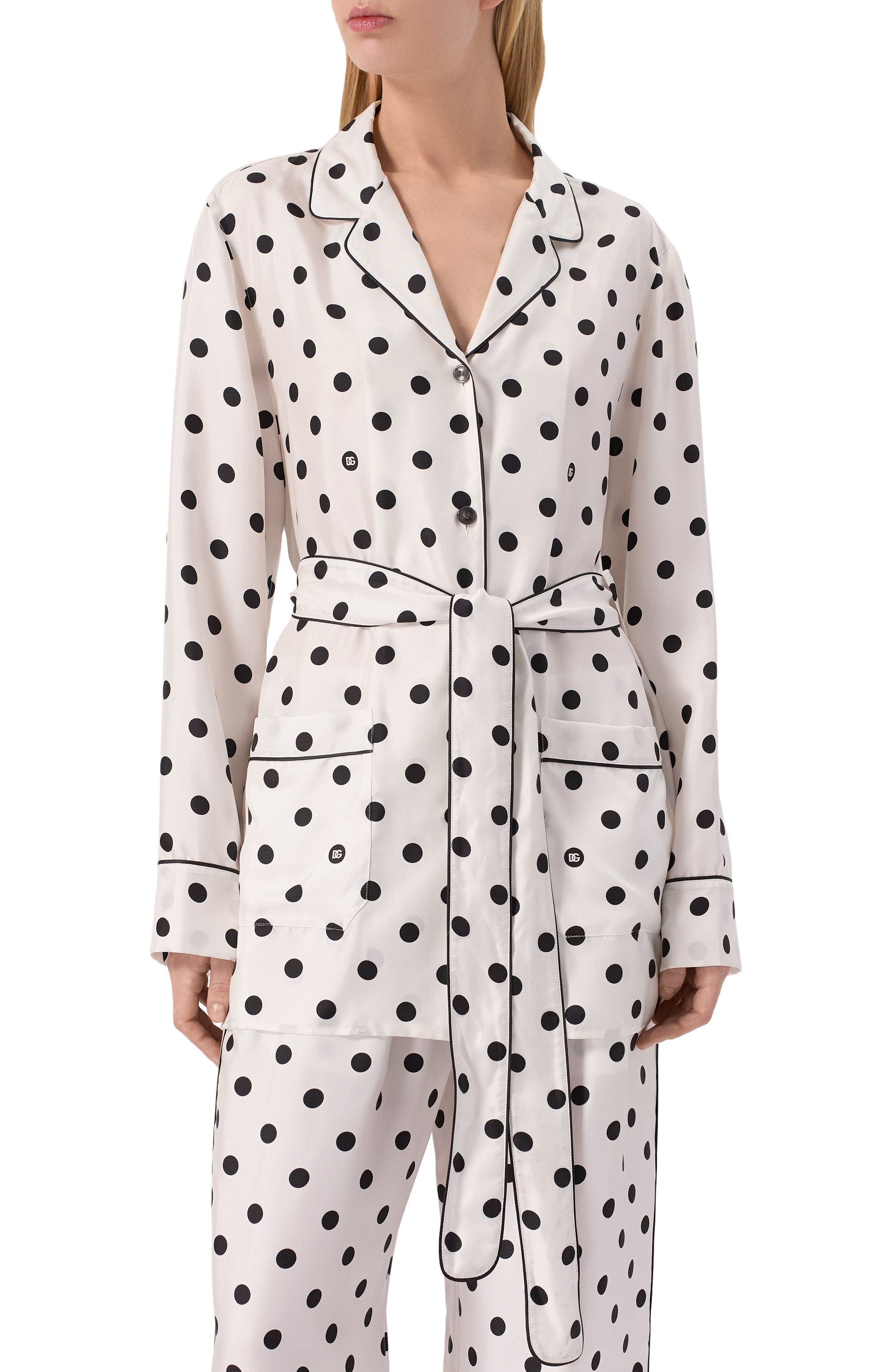 Шелковая блузка DOLCE & GABBANA, арт. F5I89T/IS1VI, фото 3