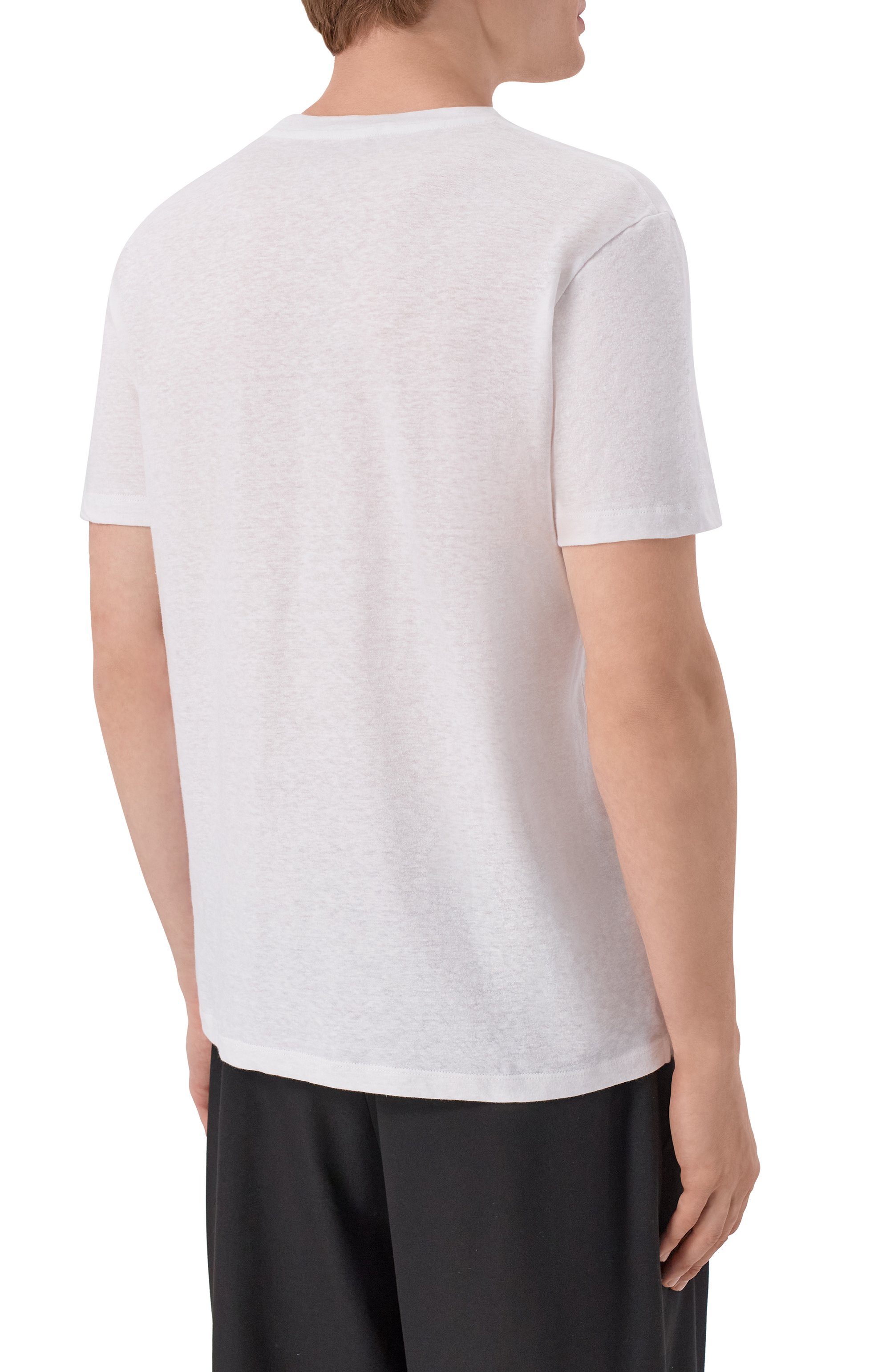 Футболка из хлопка и льна HINNOMINATE, арт. HMABM01505, фото 4