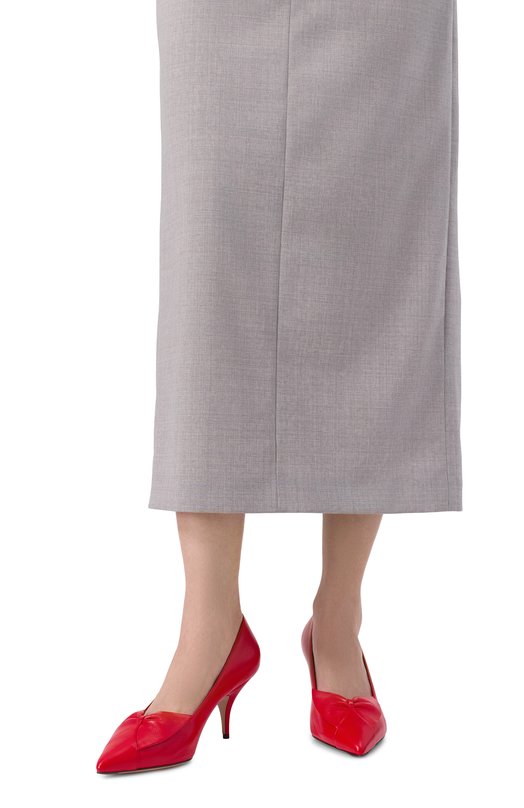 Кожаные туфли Bow Ferragamo 01K026/786901 Красный  01K026/786901 Фото 2