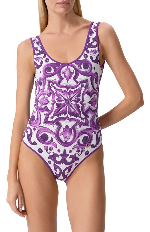 Слитный купальник Dolce & Gabbana 09A46J/0N019 Фиолетовый  09A46J/0N019 Фото 2