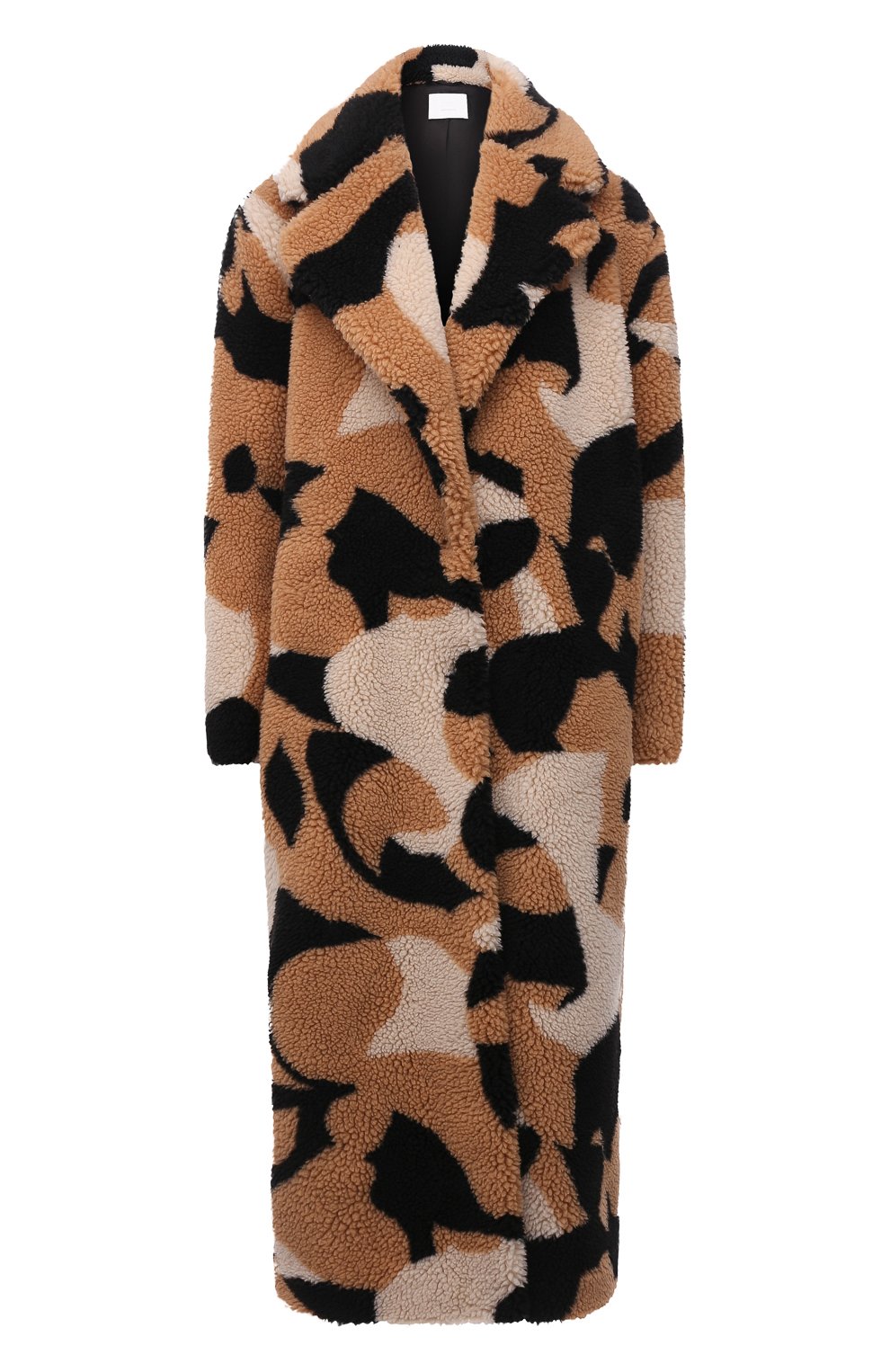 Шуба из экомеха BOSS бежевого цвета по цене 116500 руб., арт. 50458640, фото 1 Шуба из экомеха BOSS, арт. 50458640, фото 1