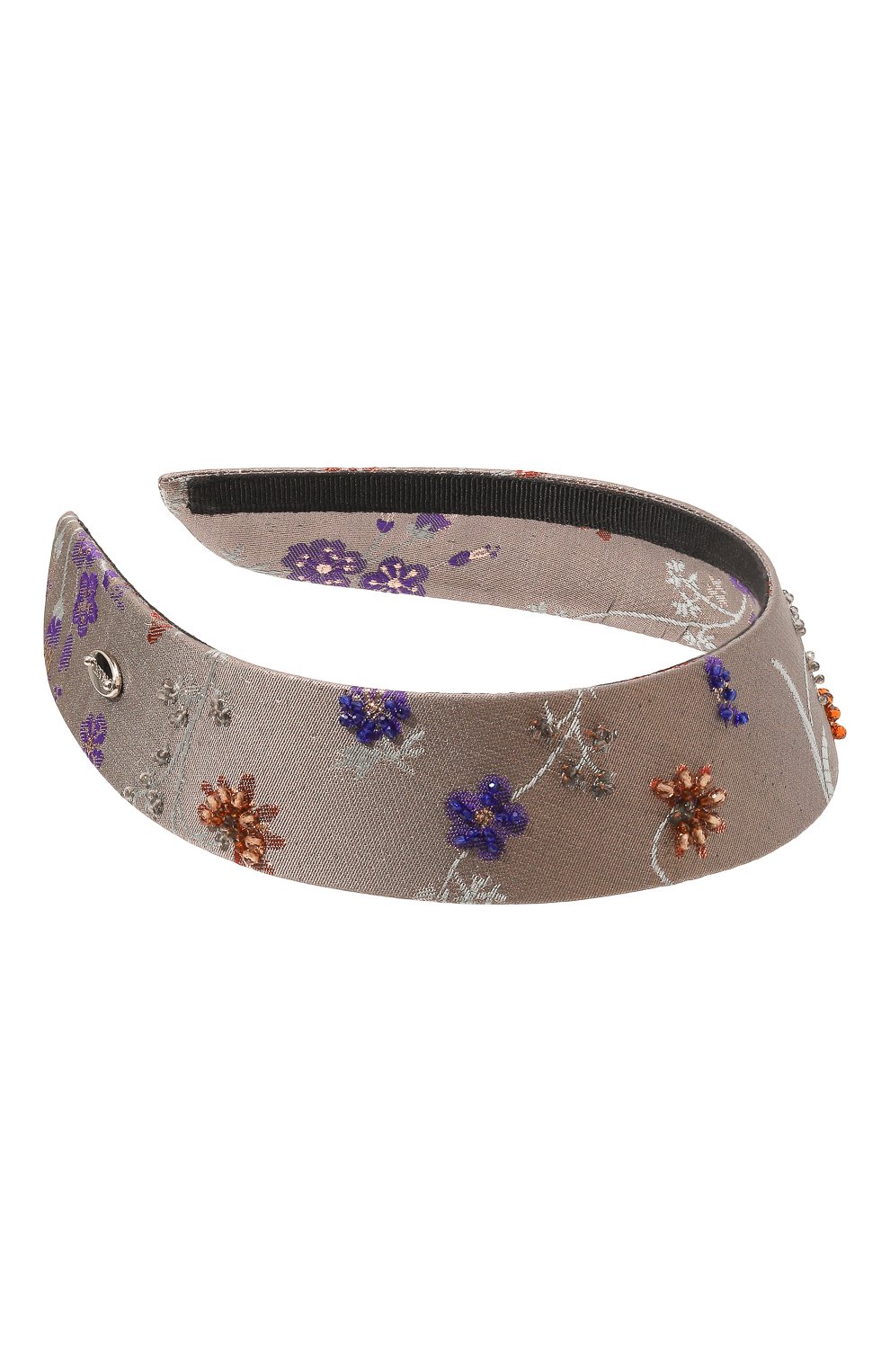 Кокошник PANFIL серого цвета по цене 14000 руб., арт. 45-KOK-D, фото 3 Кокошник PANFIL, арт. 45-KOK-D, фото 3