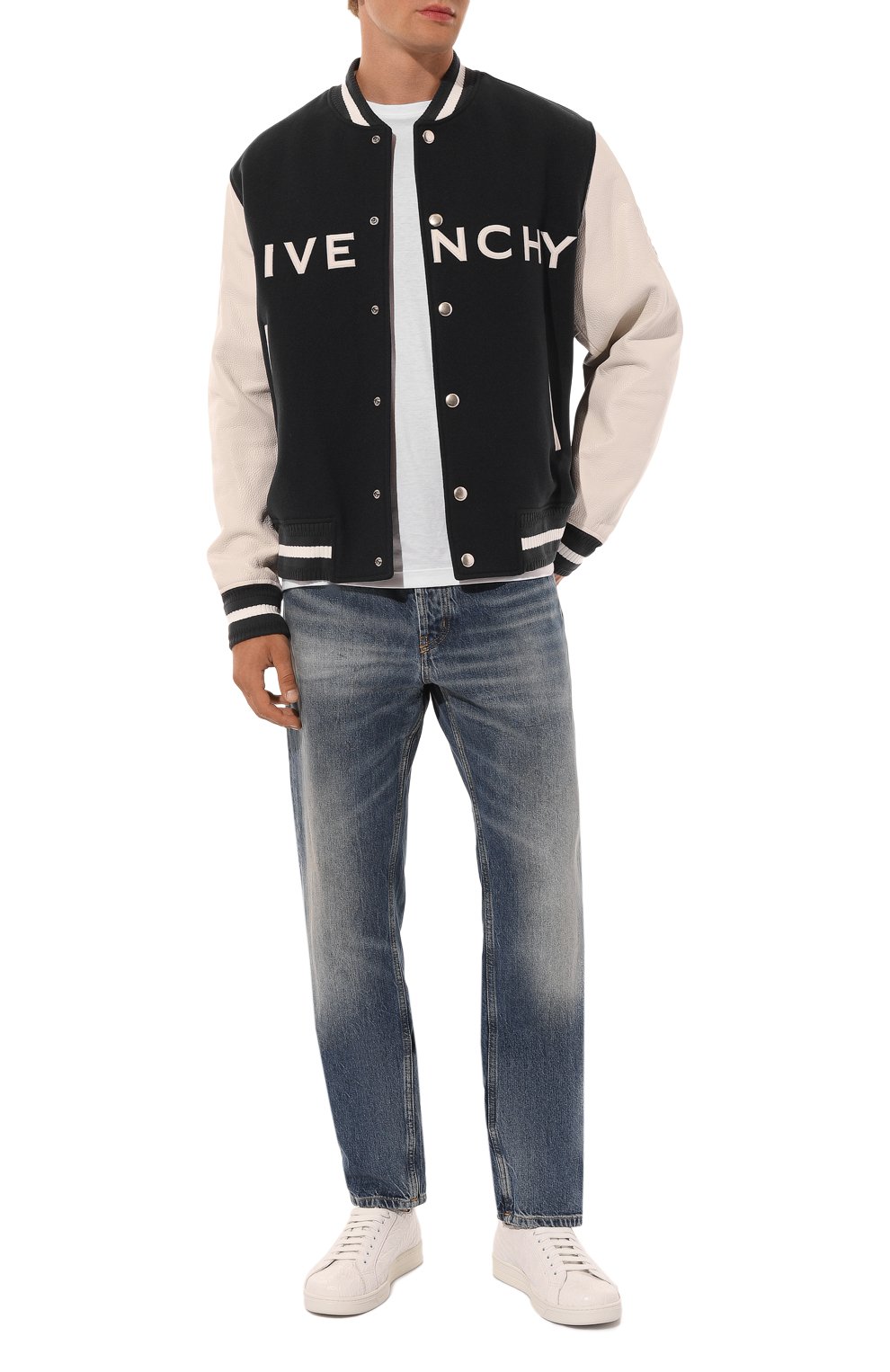 Комбинированный бомбер GIVENCHY, арт. BM011S6Y16, фото 2