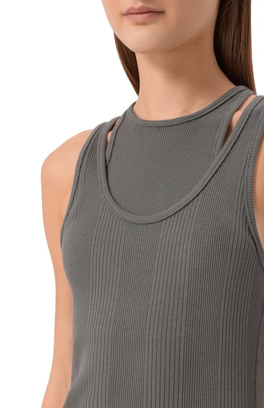 Хлопковое платье Armarium ARMFWD049/JE05_002 Серый  ARMFWD049/JE05_002 Фото 4