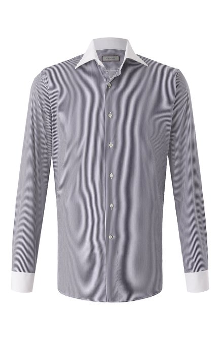Мужская хлопковая с�орочка CANALI, арт. CCLX018WH/GD03294