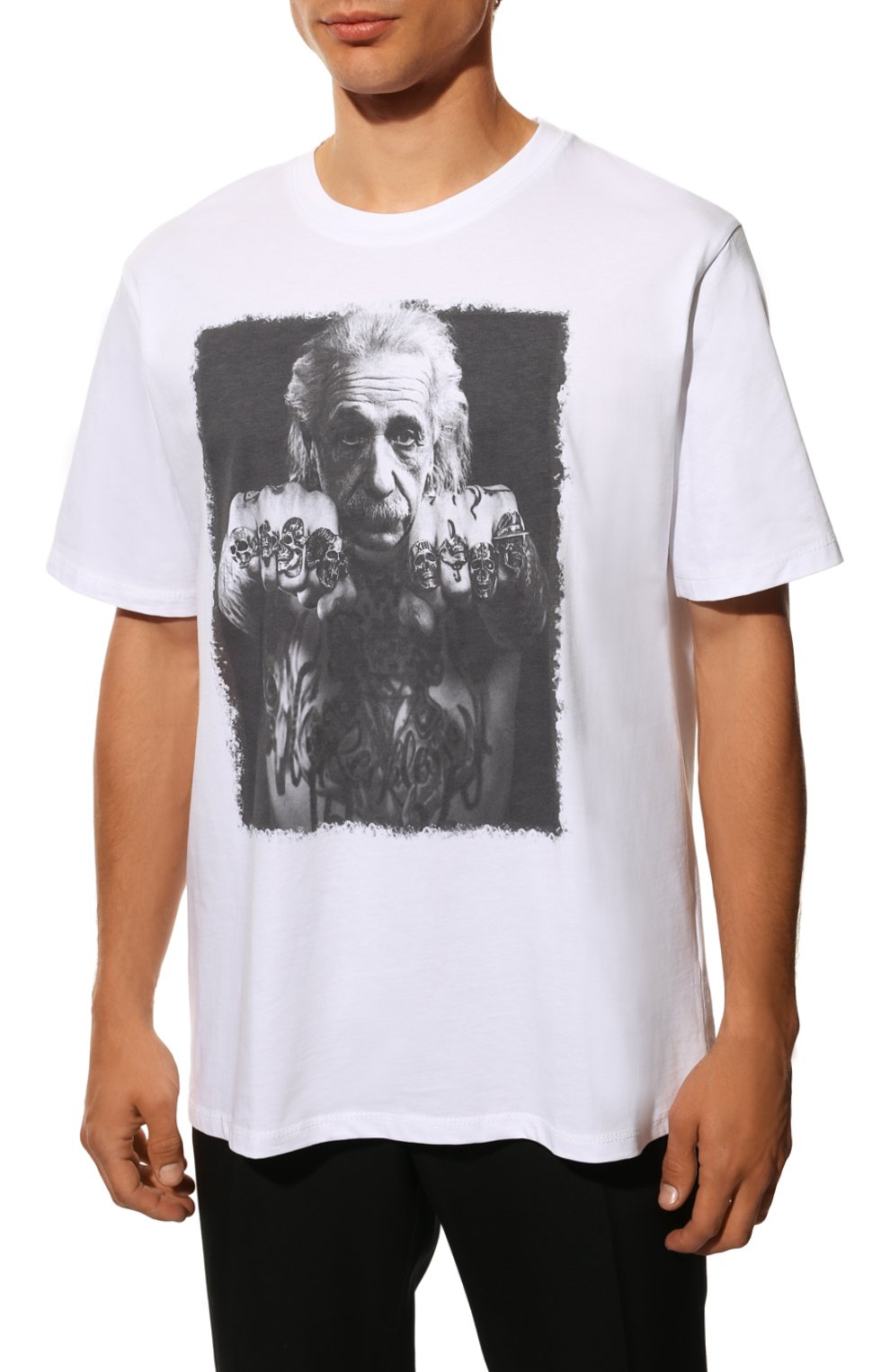 Хлопковая футболка BISIBIGLIO, арт. TATSKULL EISTEIN/2212 RIF (C0TT0NE PESANTE), фото 3