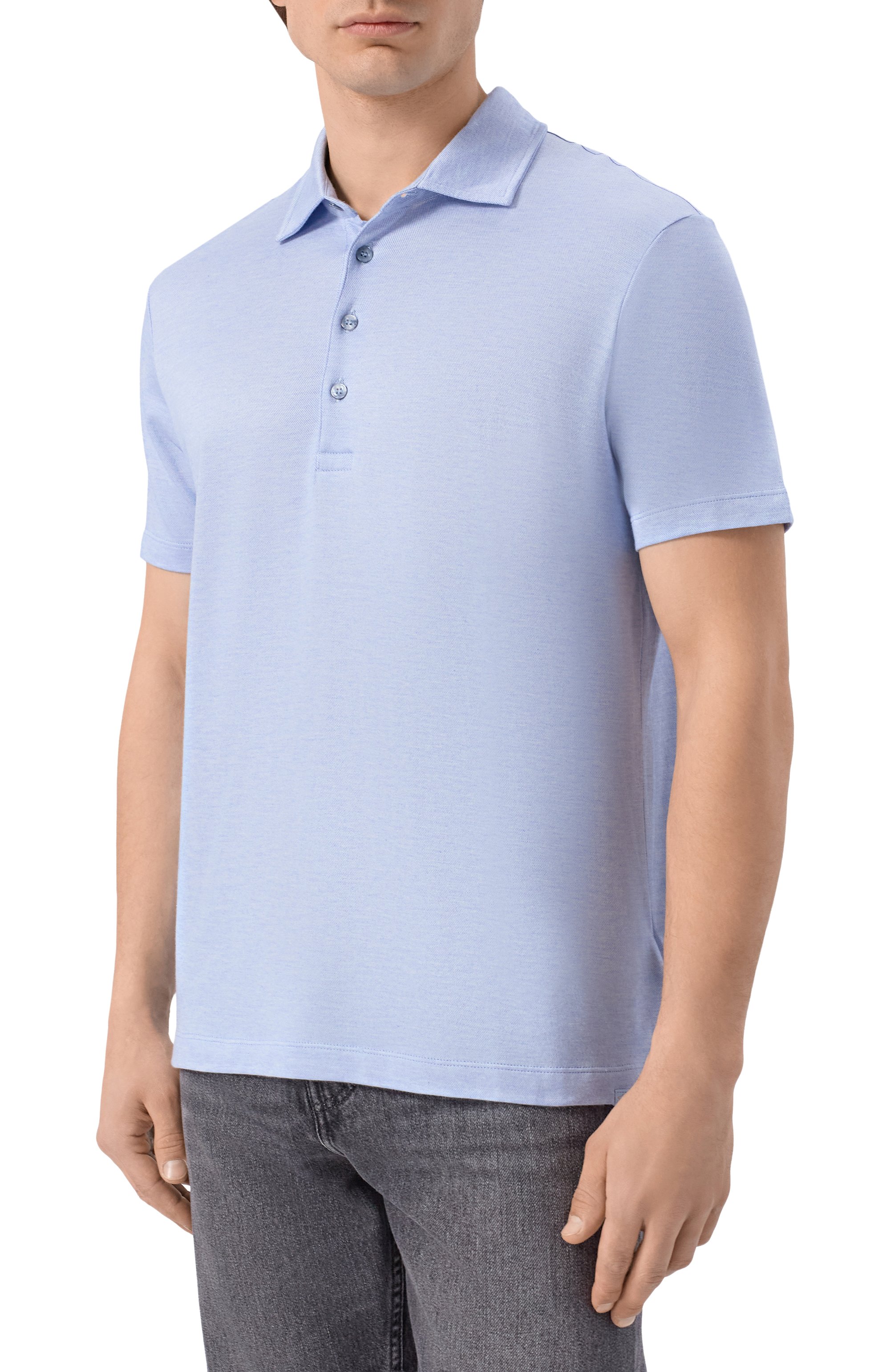 Поло и з шелка и хлопка PAUL&SHARK, арт. 26411223, фото 3