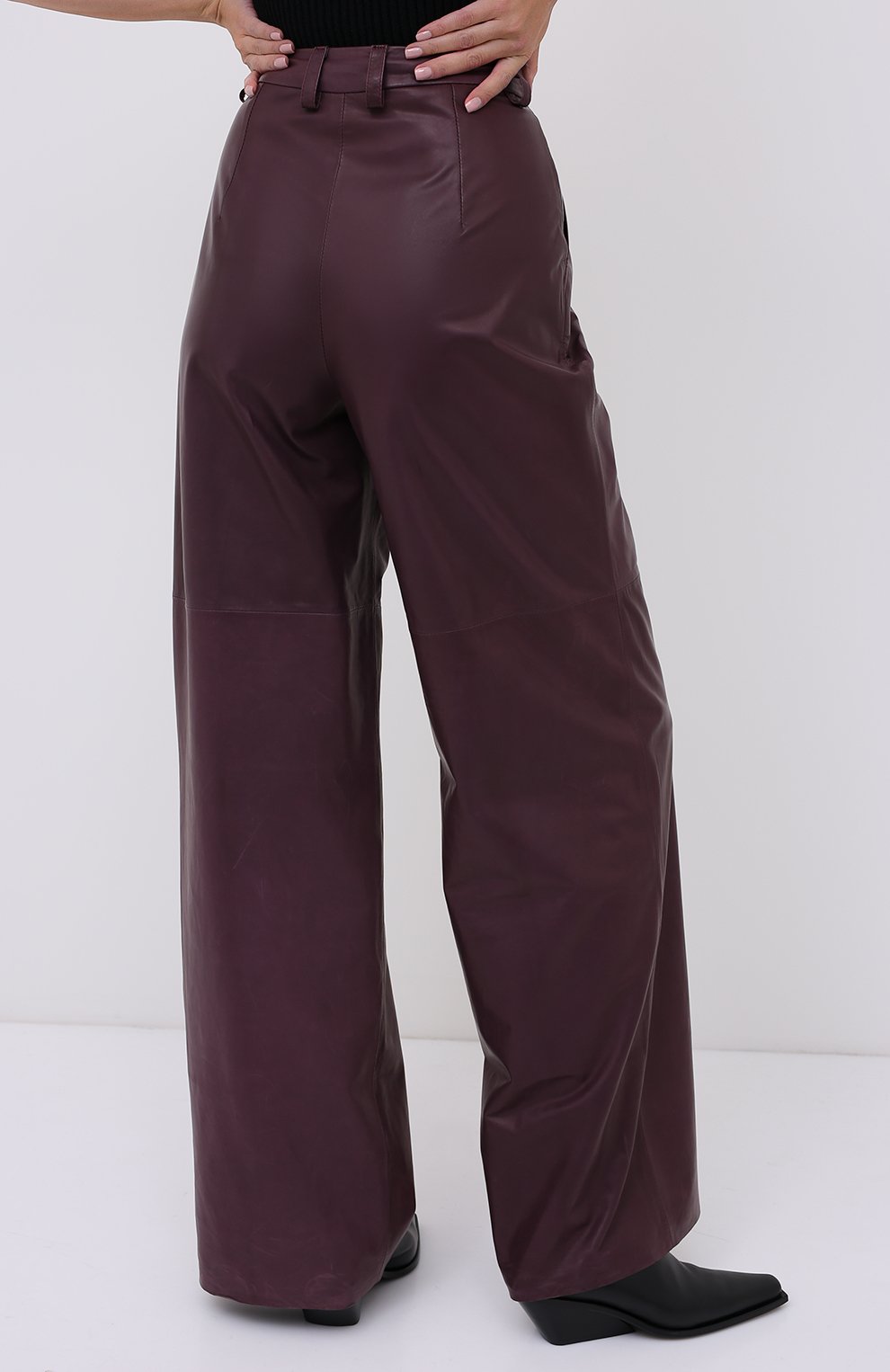 Кожаные брюки MASLOV, арт. BR101, фото 4