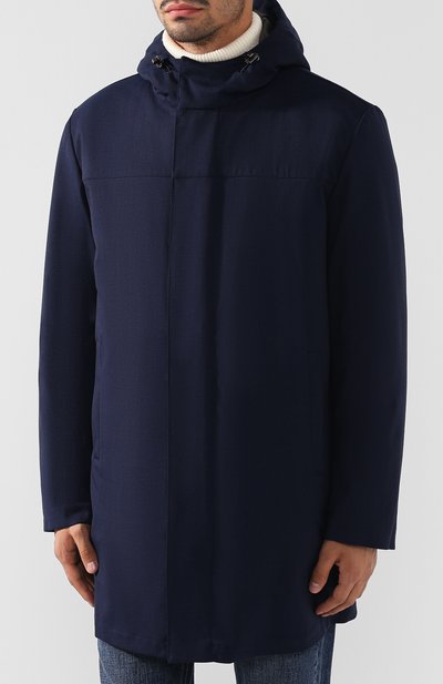 Утепленная парка на молнии с капюшоном LORO PIANA, арт. FAI2417, фото 3