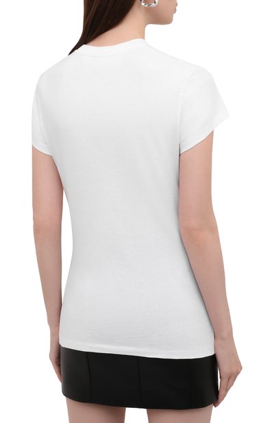 Хлопковая футболка OFF-WHITE белого цвета по цене 29100 руб., арт. 0WAA040F21JER002, фото 4 Хлопковая футболка OFF-WHITE, арт. 0WAA040F21JER002, фото 4