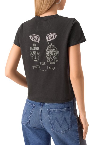 Хлопковая футболка MOTHER темно-серого цвета по цене 21900 руб., арт. 8621-601/M, фото 4 Хлопковая футболка MOTHER, арт. 8621-601/M, фото 4