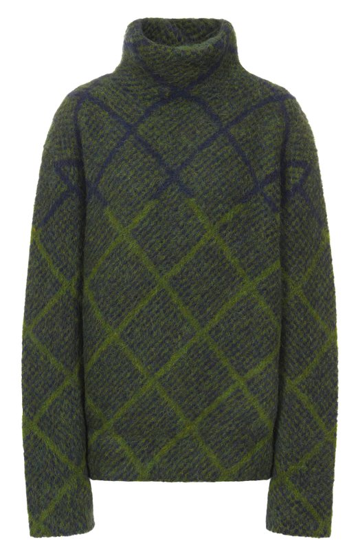 Шерстяной свитер Dries Van Noten 252-011227-2709 Зелёный 252-011227-2709