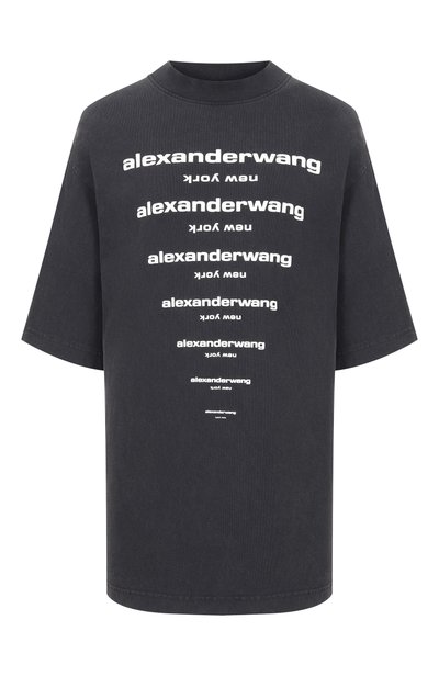 Женская хлопковая футболка ALEXANDER WANG, арт. UCC3261924