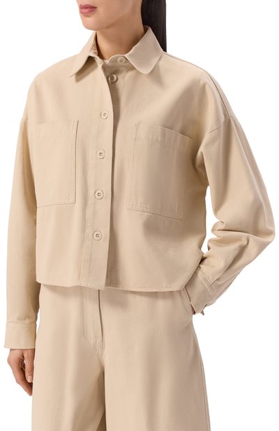 Хлопковая рубашка WEEKEND MAX MARA, арт. RADENTE, фото 3