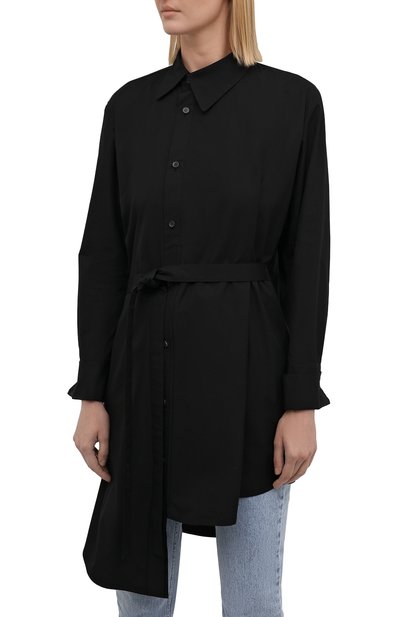 Хлопковая рубашка YOHJI YAMAMOTO, арт. FM-B51-001, фото 3