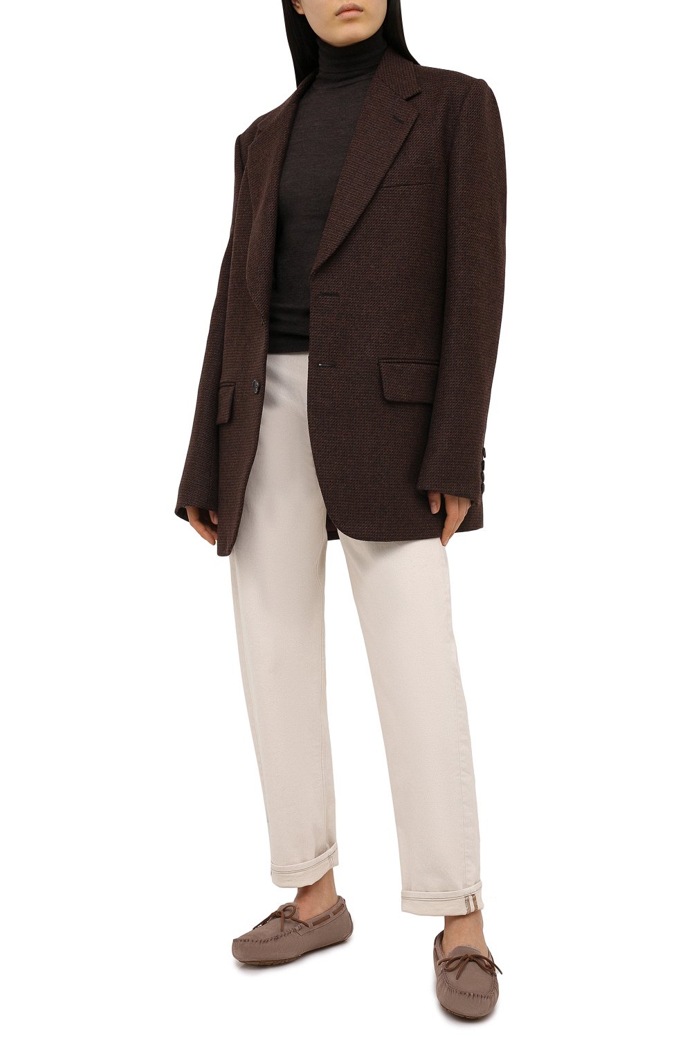 Замшевые мокасины dakota UGG коричневого цвета по цене 12950 руб., арт. 1107949_CRBO, фото 2 Замшевые мокасины dakota UGG, арт. 1107949_CRBO, фото 2