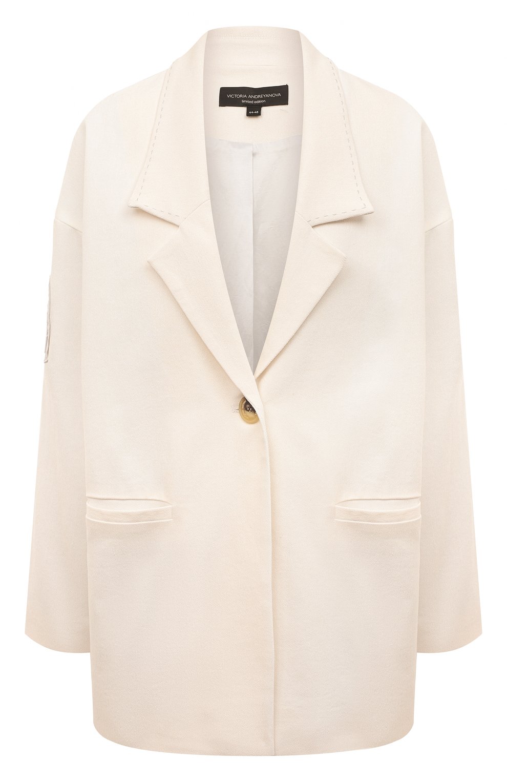 Хлопковый жакет VICTORIA ANDREYANOVA, арт. TS-SS23-7139-1, фото 1