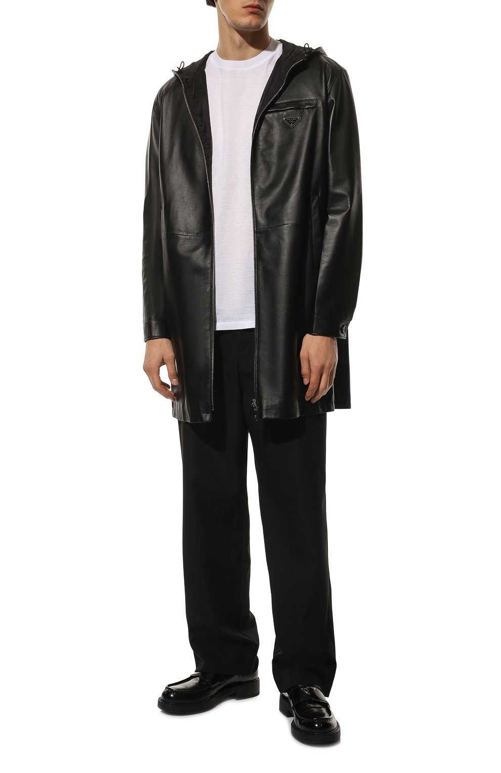 Кожаный плащ PRADA, арт. UPS533-FLY-F0002, фото 2
