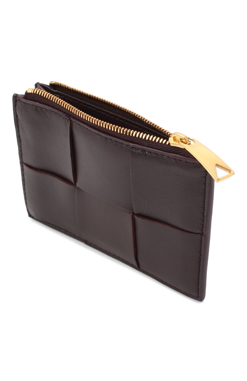 Кожаный футляр для кредитных карт BOTTEGA VENETA фиолетового цвета по цене 47700 руб., арт. 651393/VCQC4, фото 3 Кожаный футляр для кредитных карт BOTTEGA VENETA, арт. 651393/VCQC4, фото 3