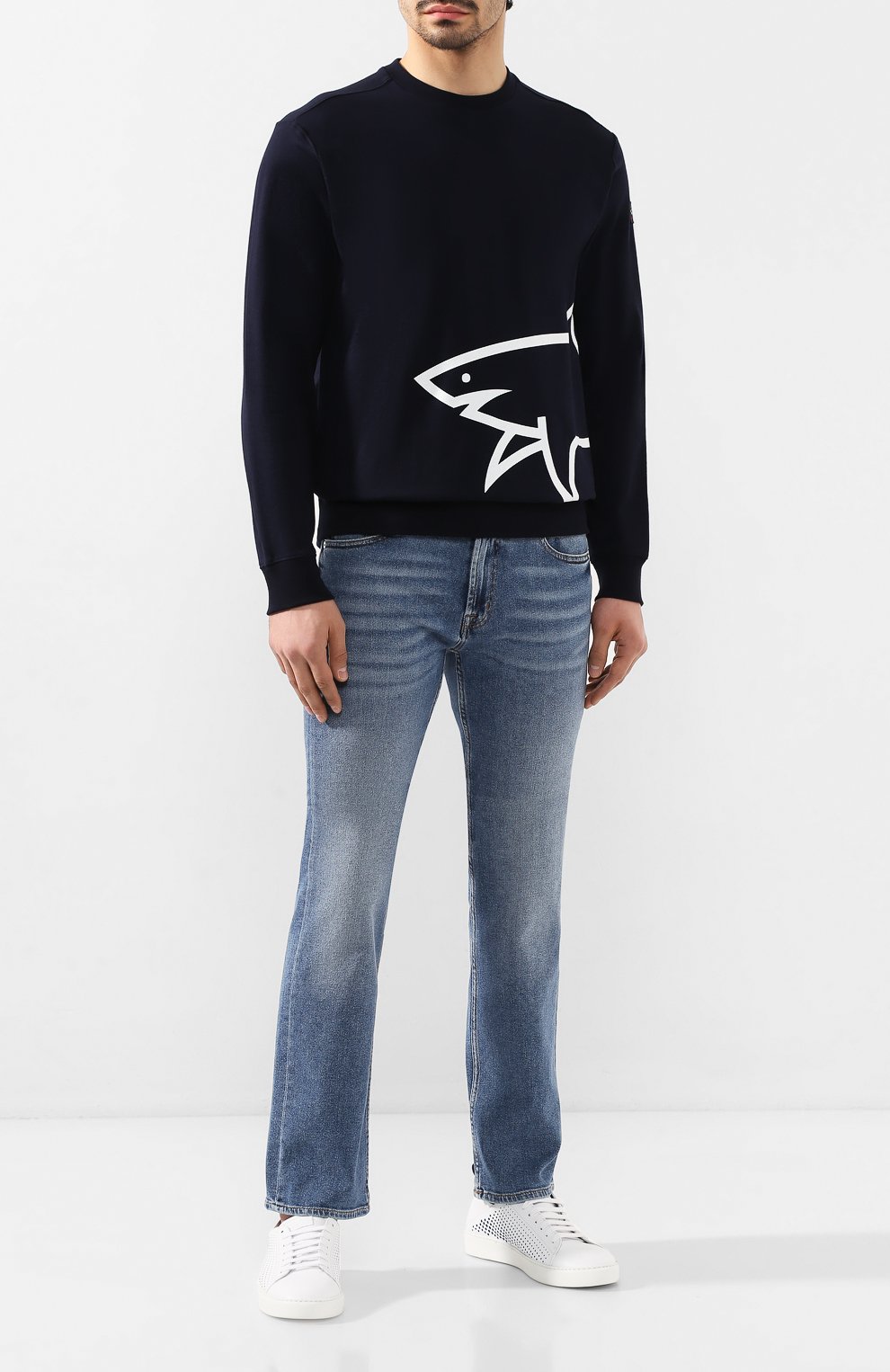 Хлопковый свитшот PAUL&SHARK, арт. P20P1855, фото 2