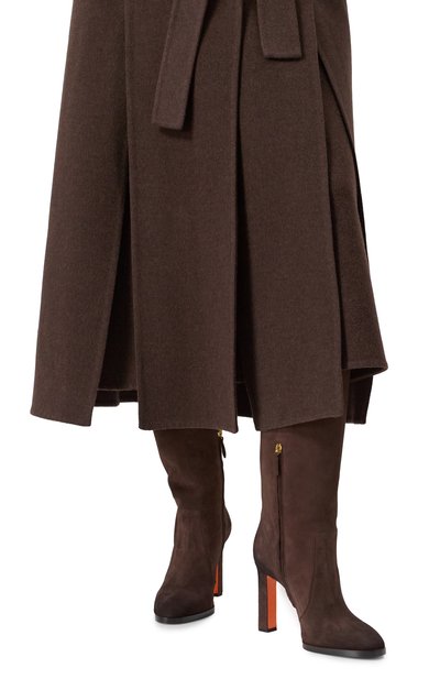 Замшевые сапоги SANTONI, арт. WSAG71129HI2NAEA, фото 3