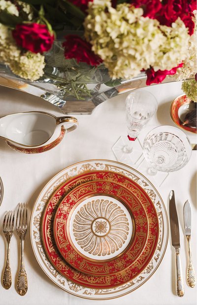 Глубокое блюдо aux rois rouge BERNARDAUD, арт. G653/115, фото 3